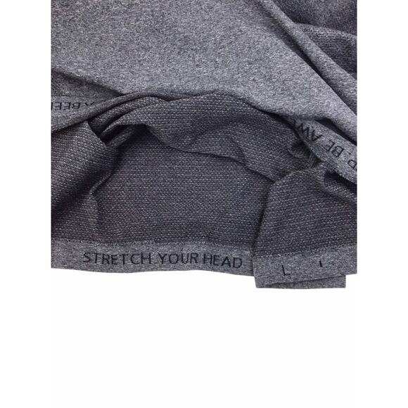 Lululemon Sports Workout Long Sleeve Shirt Mens Size Large Black/gray - Picture 4 of 12